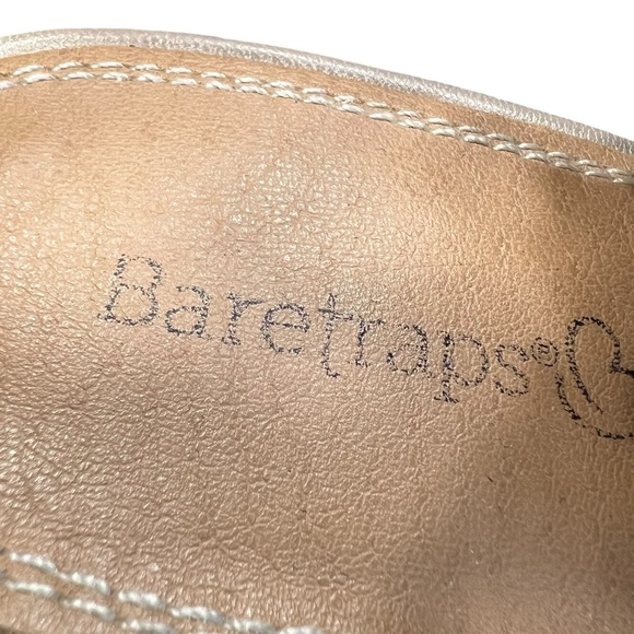 BareTrap Open Toe Open Heel Suede Short Heeled Shoes Size 7M - Picture 6 of 10